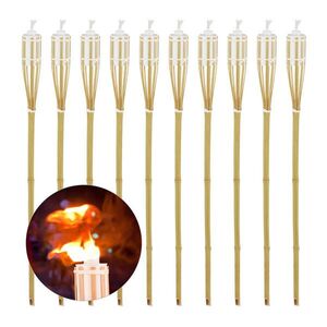 Relaxdays POCHODEŇ prírodná biela 10-dielna-sada 90 cm vyobraziť
