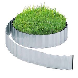 Relaxdays OBRUBA Strieborná kovová pozinkovaná 1500 cm vyobraziť