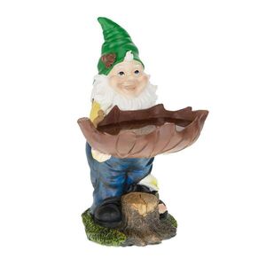 Relaxdays TRPASLÍK viacfarebný napájadlo pre vtáky polyresin 36 cm vyobraziť
