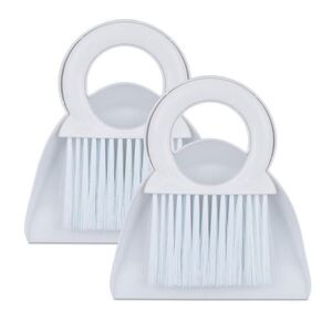 Relaxdays SÚPRAVA Biela 2-ks metlička a lopatka plast vyobraziť