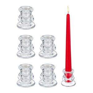 Relaxdays SVIETNIK Transparentný sklo 6-ks-Set vyobraziť
