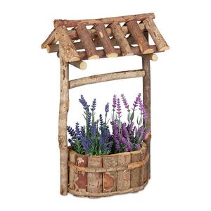 Relaxdays DREVENÁ studňa 43 cm vyobraziť