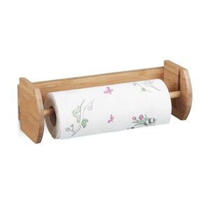 Relaxdays DRŽIAK prírodná bambus nástenná montáž 37 cm vyobraziť
