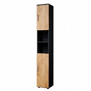 Vicco KÚPEĽŇOVÁ SKRINKA Irma Goldkraft dub/antracit 30 x 192 cm vyobraziť