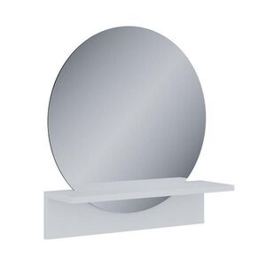 Vicco KÚPEĽŇOVÉ ZRKADLO Elyra biely 50 x 54.5 cm s policou vyobraziť