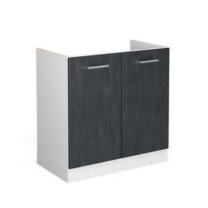Vicco SPODNÁ SKRINKA POD DREZ R-Line Čierny betón 80 cm bez pracovnej dosky vyobraziť
