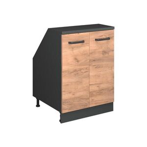 Vicco ŠIKMÁ SKRIŇA Rion Dub Goldkraft 60 x 81.6 cm s 2 dverami, korpus skrine hĺbka 60 cm vyobraziť