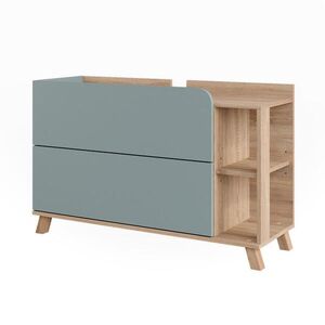 Vicco UMÝVADLOVÁ SKRINKA Karen Sonoma/modrá 100 x 65 cm s 2 zásuvkami vyobraziť