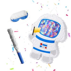 Relaxdays PIÑATA Farebná 3-dielna-sada Astronaut vyobraziť