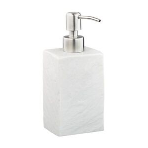 Relaxdays DÁVKOVAČ MYDLA Biely kamenný vzhľad 200 ml vyobraziť