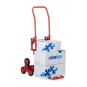 Relaxdays RUDLA Sivá na schody 2v1 skladacia 150 kg vyobraziť