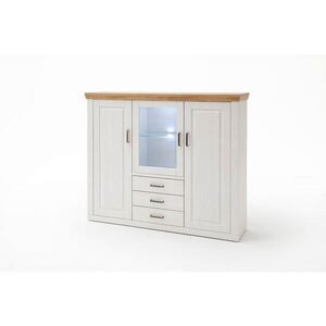 Livetastic VYSOKÁ KOMODA, farba pínie, farba duba, 163/142/40 cm vyobraziť