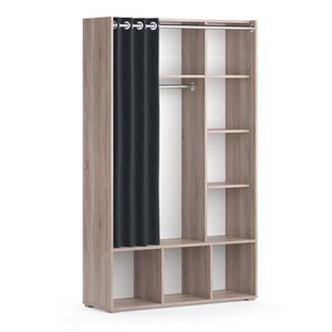 Vicco ŠATNÍKOVÁ SKRIŇA Luigi Sonoma 38 x 178.1 cm so závesovou tyčou na šaty vyobraziť