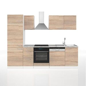 Vicco KUCHYNSKÝ KÚT Optima Sonoma/White 270 cm bez pracovnej dosky vyobraziť