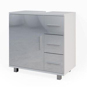 Vicco SPODNÁ SKRINKA POD UMÝVADLO Ilias Biely vysoký lesk 60 x 60.8 cm vyobraziť