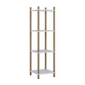Vicco ROHOVÁ POLICA Bivio Biela/borová 30 x 102.5 cm 4 police vyobraziť