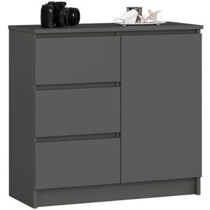RAUMHIRSCH FURNITURE KOMODA grafitovo šedá 77/80/35 vyobraziť