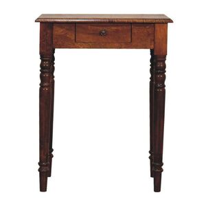 Artisan Furniture PÍSACÍ stôl s ručne vyrezávanými nohami vyobraziť