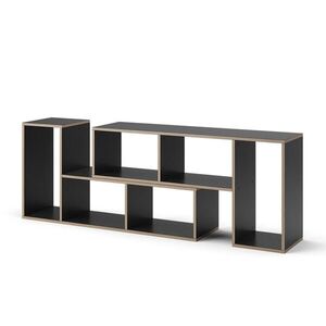 Vicco KNIŽNICA Tetrix antracitová 112.8 x 56.4 cm Súprava 2 vyobraziť
