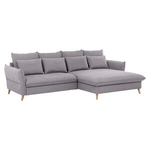 MID.YOU ROHOVÁ SEDAČKA, textil, svetlosivá vyobraziť