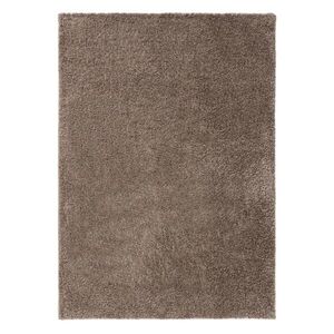 benuta PRATEĽNÝ shaggy koberec Soho Taupe 133x190 cm vyobraziť