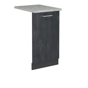 Vicco PREDNÝ PANEL UMÝVAČKY RIADU R-Line Čierny betón 45 cm s pracovnou doskou vyobraziť