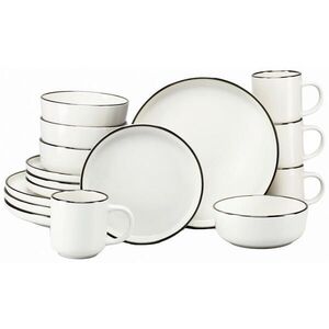 Creatable KOMBINOVANÝ SERVIS Nordic Festive Creme 16-dielne vyobraziť