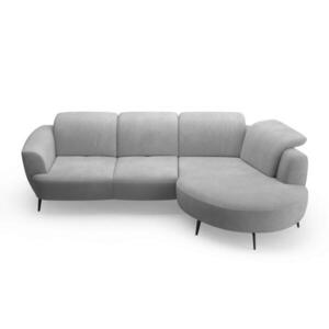 Sit & More ROHOVÁ SEDAČKA, textil, sivá vyobraziť