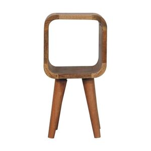 Artisan Furniture MINI nočný stolík z masívneho dreva Oak-ish, otvorená priehradka, svetlohnedý vyobraziť