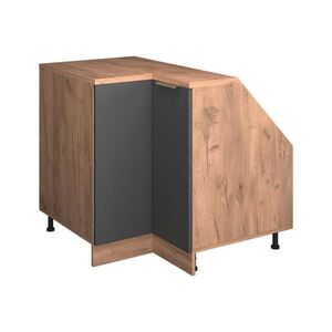 Vicco ROHOVÁ KUCHYNSKÁ SKRIŇA PRE ŠIKMÉ STRECHY R-Line Antracitové zlato 75.6 cm s 1 dverami, korpus skrine hĺbka 60 cm vyobraziť