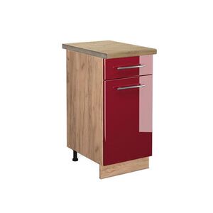 Vicco KUCHYNSKÁ SPODNÁ SKRINKA Fame-Line Bordeaux vysoký lesk 40 cm , AP Oak vyobraziť