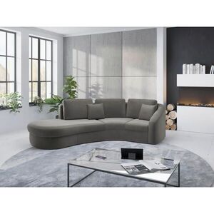 Sit & More ROHOVÁ SEDAČKA, textil, sivá vyobraziť