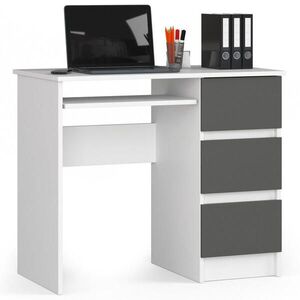 RAUMHIRSCH FURNITURE PÍSACÍ STÔL Biela, grafitovo šedá 77/90/50 vyobraziť
