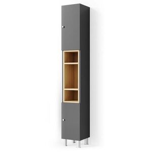 Vicco KÚPEĽŇOVÁ SKRINKA Aquis antracitová 30 x 190 cm vyobraziť