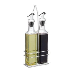 Relaxdays DÁVKOVAČ OLEJA A OCTU transparentný 2-dielny-set 250 ml vyobraziť
