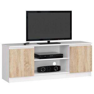 RAUMHIRSCH FURNITURE NÍZKA SKRÍŇ Biela, dub Sonoma 55/140/40 vyobraziť