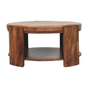 Artisan Furniture KONFERENČNÝ stolík s povrchovou úpravou Roasted Almond, koža na vrchnej ploche, kávovohnedý vyobraziť