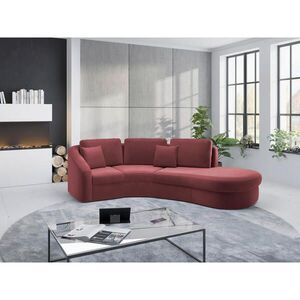 Sit & More ROHOVÁ SEDAČKA, textil, baklažánová vyobraziť