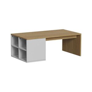 Vicco KONFERENČNÝ STOLÍK Kivo biely 90 x 50 cm so 4 otvorenými priehradkami vyobraziť