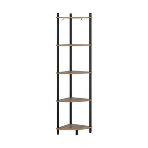 Vicco ROHOVÁ POLICA Bivio Goldkraft dub/antracit 29 x 133 cm s 5 úložnými priehradkami vyobraziť