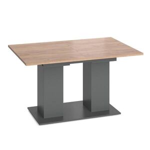 Vicco JEDÁLENSKÝ STÔL Dix, antracitová, 140-180 x 90 cm vyobraziť