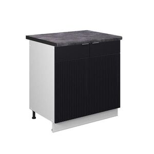 Vicco SPODNÁ SKRINKA POD DREZ Fame-Line Čierny pruhovaný 80 cm , AP Antracit vyobraziť