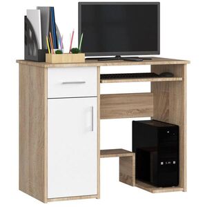 RAUMHIRSCH FURNITURE PÍSACÍ STÔL Dub Sonoma, biela 74/90/50 vyobraziť