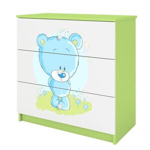 RAUMHIRSCH FURNITURE KOMODA Babydreams Modrý medvedík 81/81/41 vyobraziť