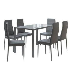 Vicco SÚPRAVA JEDÁLENSKÉHO STOLA Grand Šedá 120 x 75 cm Súprava 6 vyobraziť