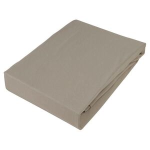 Novel NAPÍNACIA PLACHTA NA BOXSPRIN, džersej, taupe, 90/220 cm vyobraziť