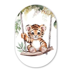 MuchoWow OBRAZ NA STENU Tiger - Zviera - Deti - Džungľa 40x60 cm vyobraziť