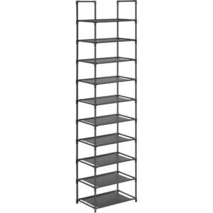 REGÁL NA TOPÁNKY, čierna, 45/173/28 cm vyobraziť