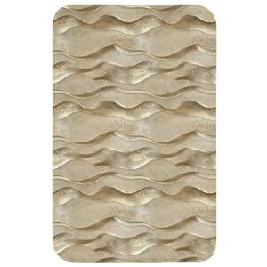 OnlyWow PREDLOŽKA PRED WC Vlny - vzor - zlaté 50x80 cm vyobraziť