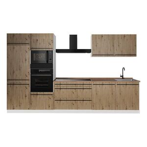 Vicco KUCHYNKA R-Line, Remeselný dub/biely, 340 cm bez pracovnej dosky vyobraziť
